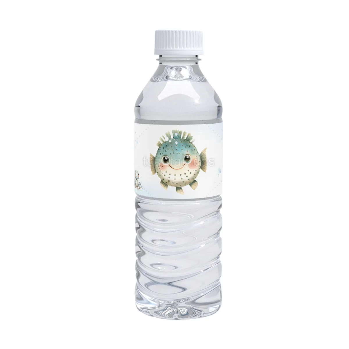 Ετικέτα Νερού Βαπτισης Pufferfish TS1073