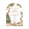 Προσκλητήριο βάπτισης με θέμα Classic Christmas TS1949 - Image 3