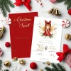 Προσκλητήριο βάπτισης με θέμα Xmas Fairy TS1956 - Image 3