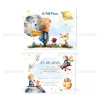 Προσκλητήριο βάπτισης με θέμα  Le Petit Prince TS1965 - Image 3