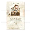 Προσκλητήριο βάπτισης με θέμα  Pinocchio TS1966