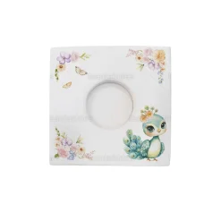 Μπομπονιέρα Βάπτισης Ρεσώ με θέμα  Cute Peacock TS1088RS