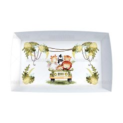 Πιατάκι Βάπτισης με θέμα Safari Animals TS422π