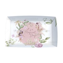 Alternative view of Πιατάκι Βάπτισης με θέμα Fairies in Fairyland TS771π